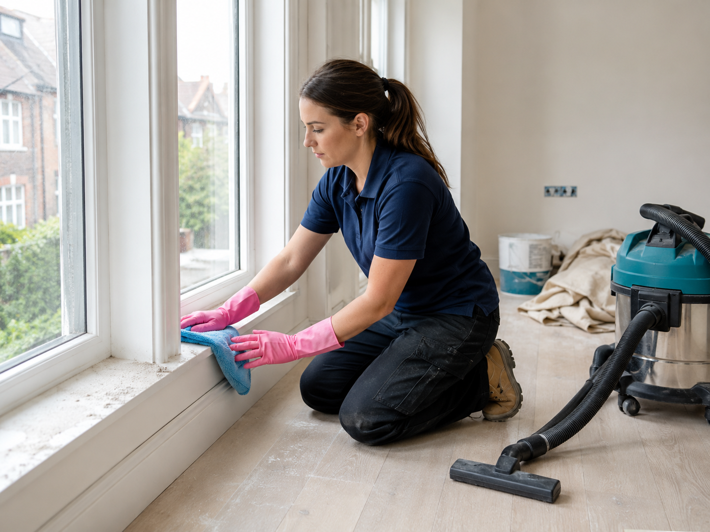 Juliete providing professional after builders cleaning
