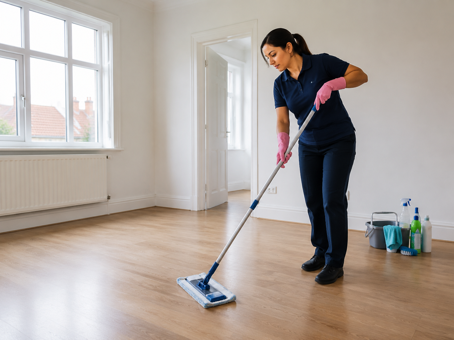 Juliete providing professional end of tenancy cleaning